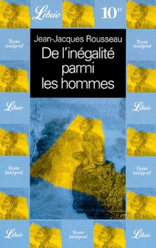 De l&rsquo;inégalité parmi les hommes