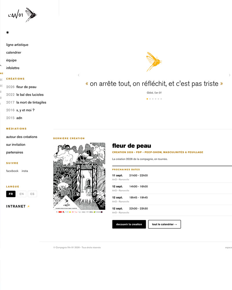 Site Compagnie L’An 01